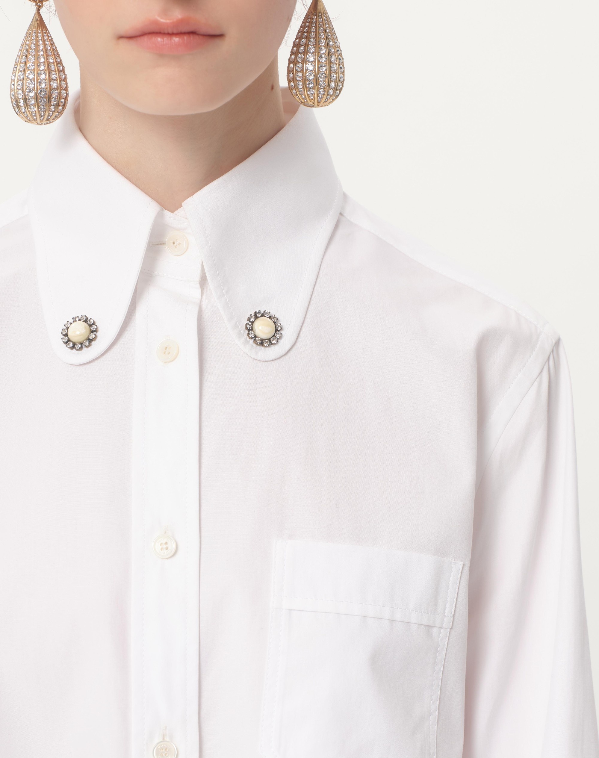 COTTON POPELINE SHIRT - 4