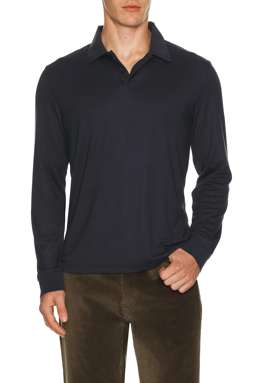 Anemone Milano Goris Long Sleeve Polo - 1