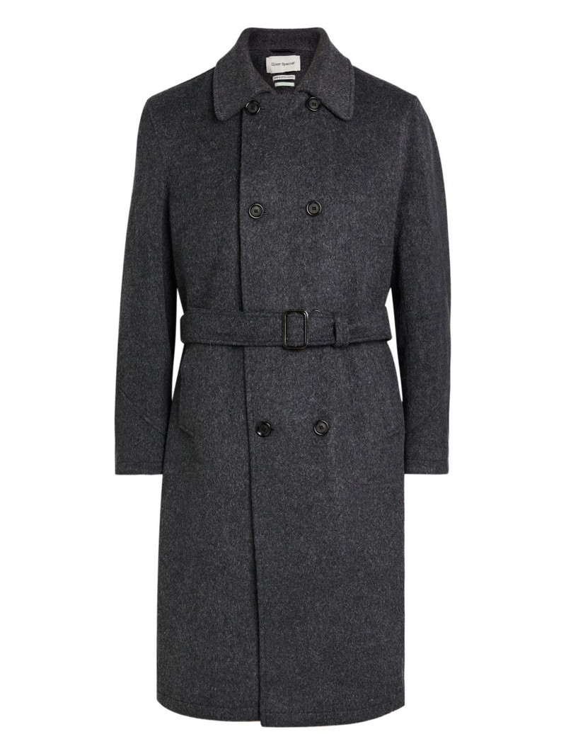 belted double-breasted coat 1