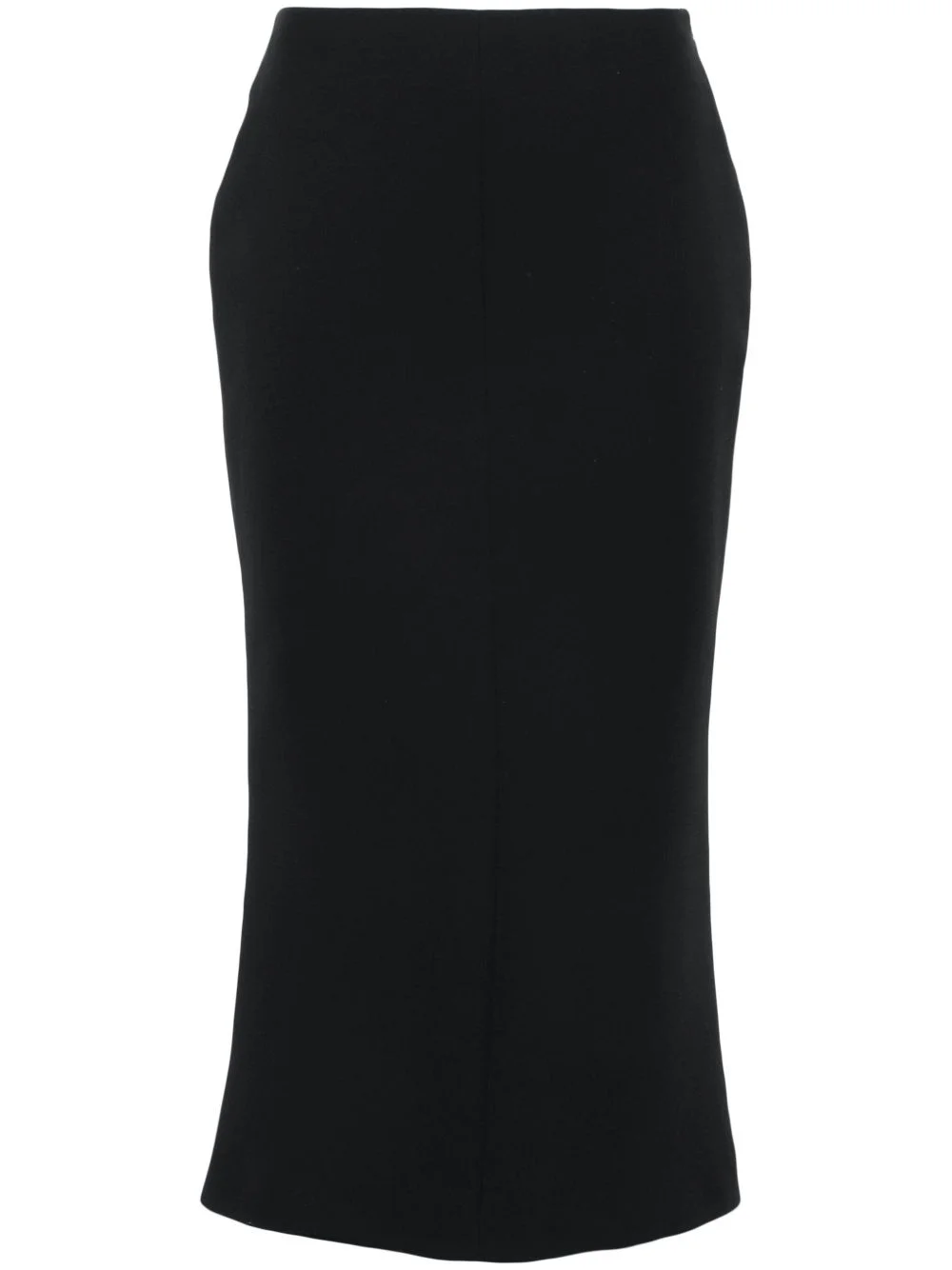 high-waisted midi pencil skirt - 1