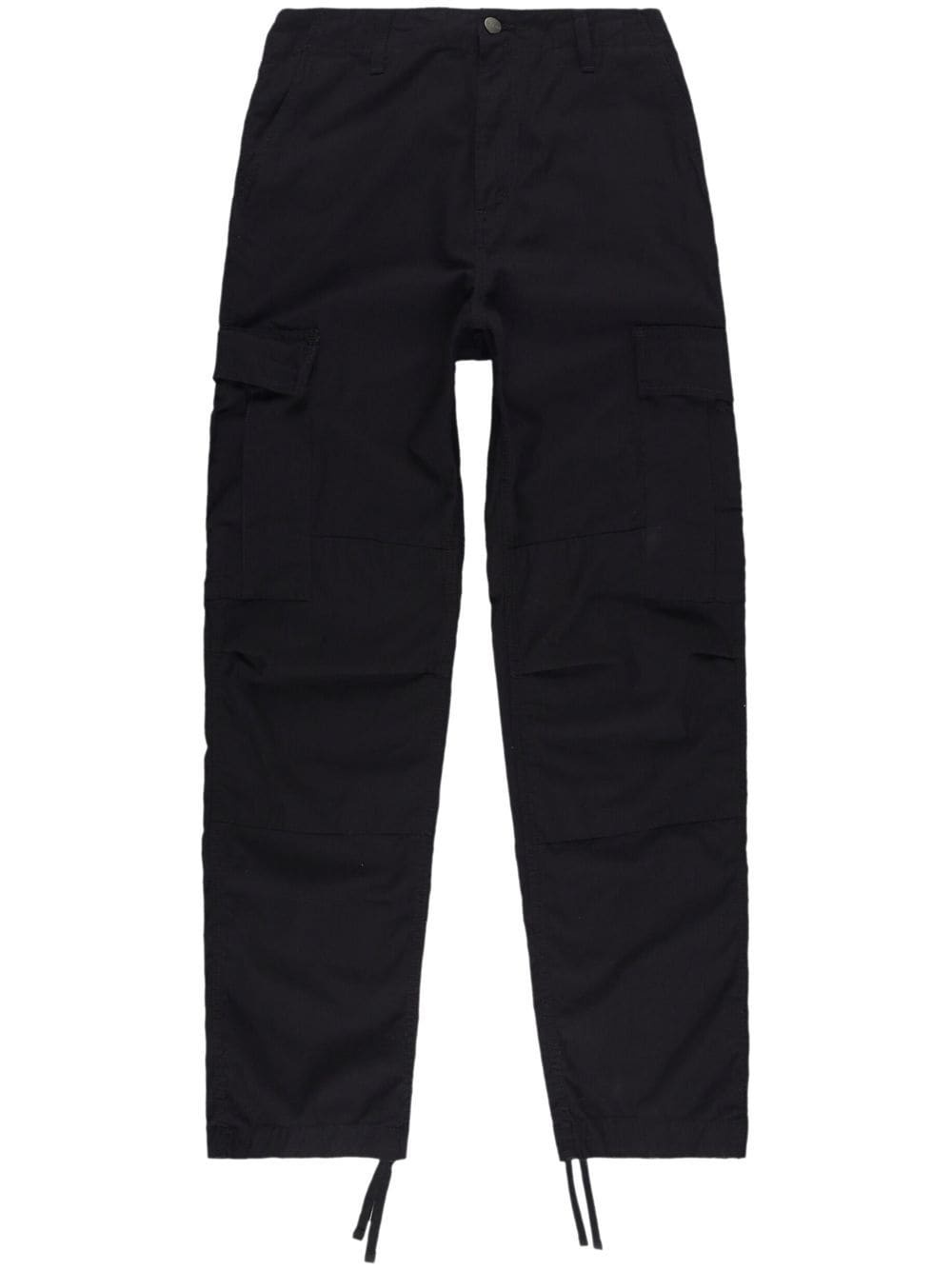 drawstring-cuff cargo pants - 1