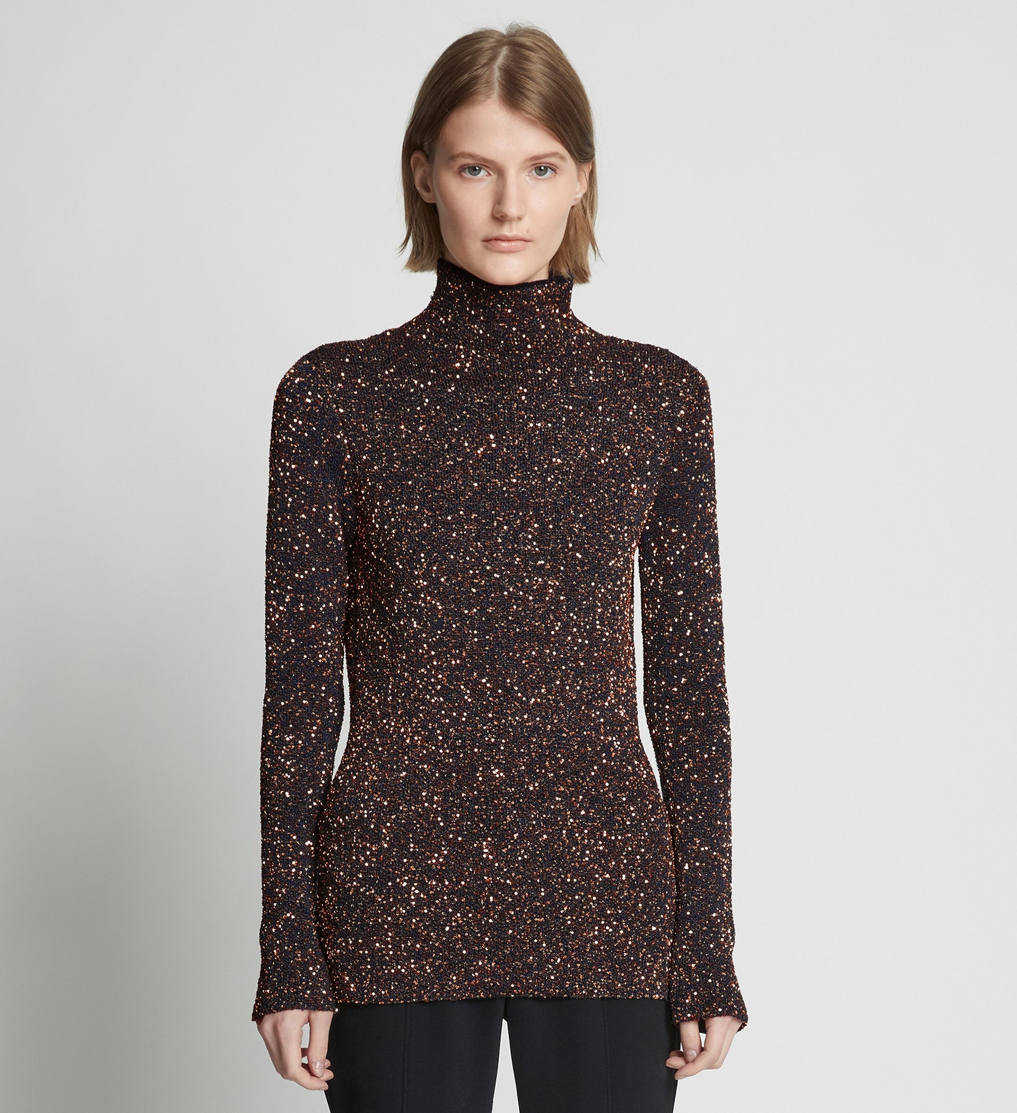 Sequin Knit Sweater - 2