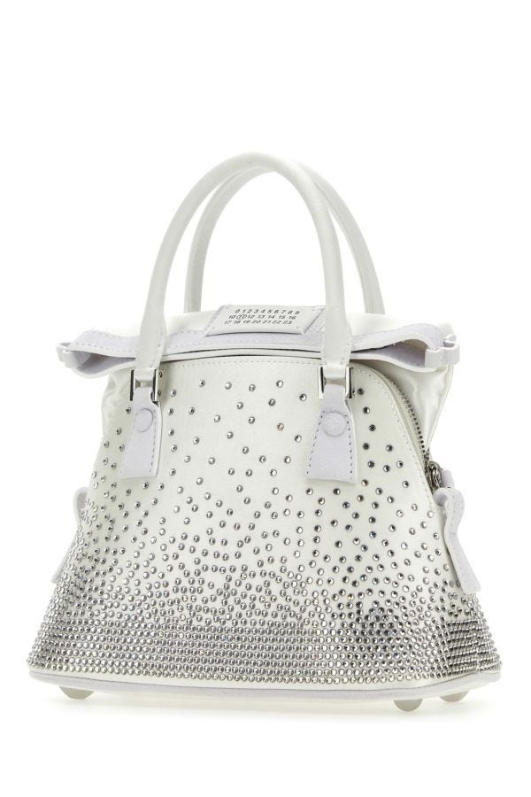 Maison Margiela 5AC cotton-blend shoulder bag - White