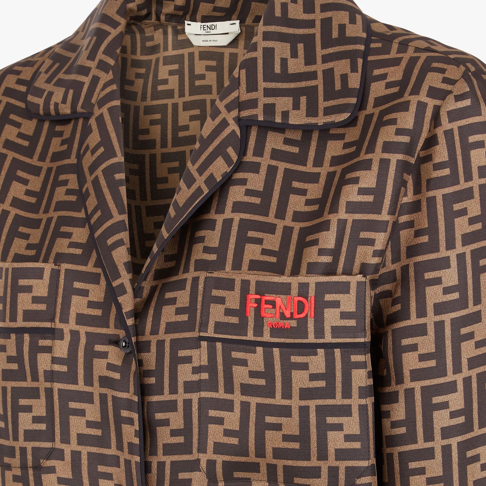 Brown twill shirt - 3