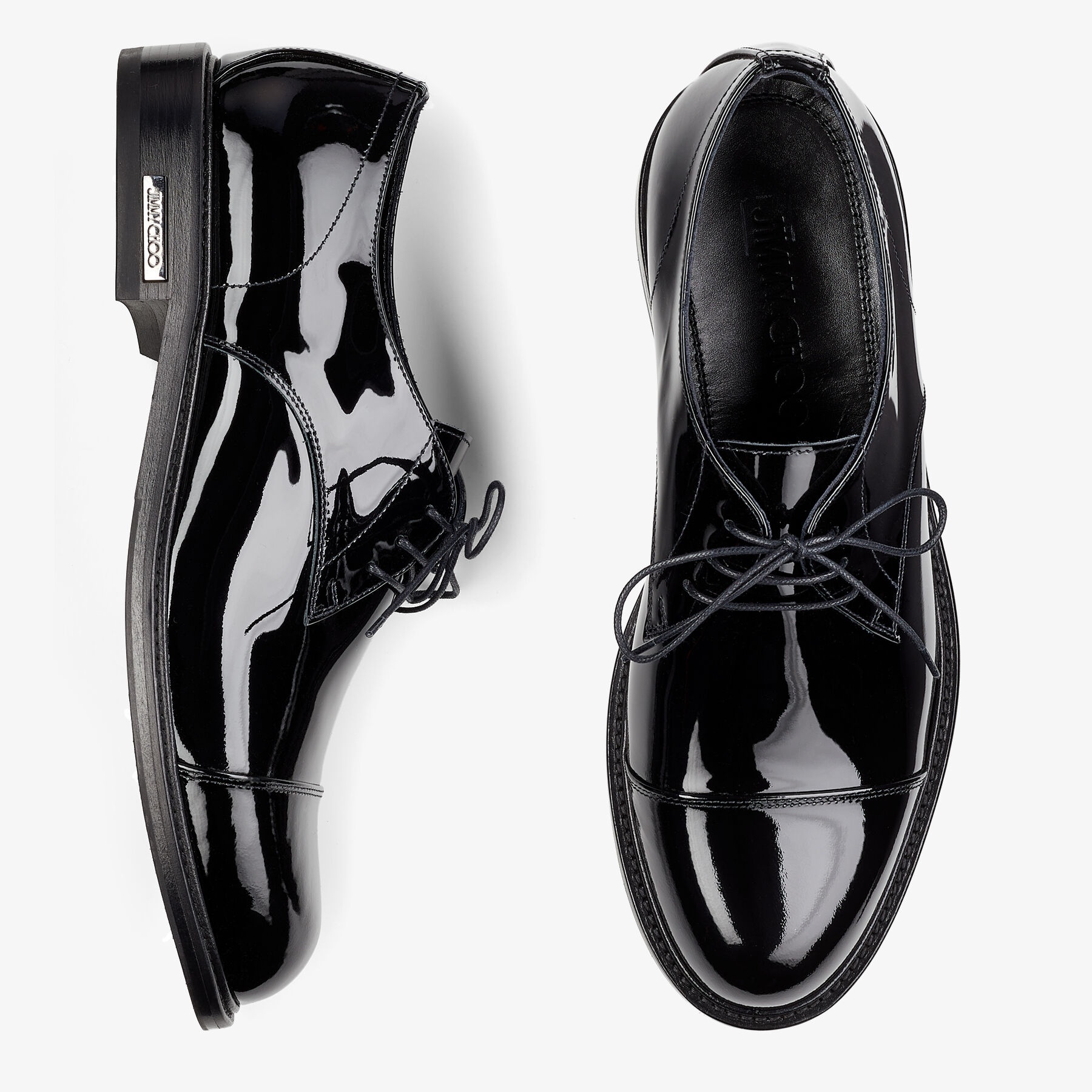 Ray Derby Shoe
Black Patent Leather Shoes - 5