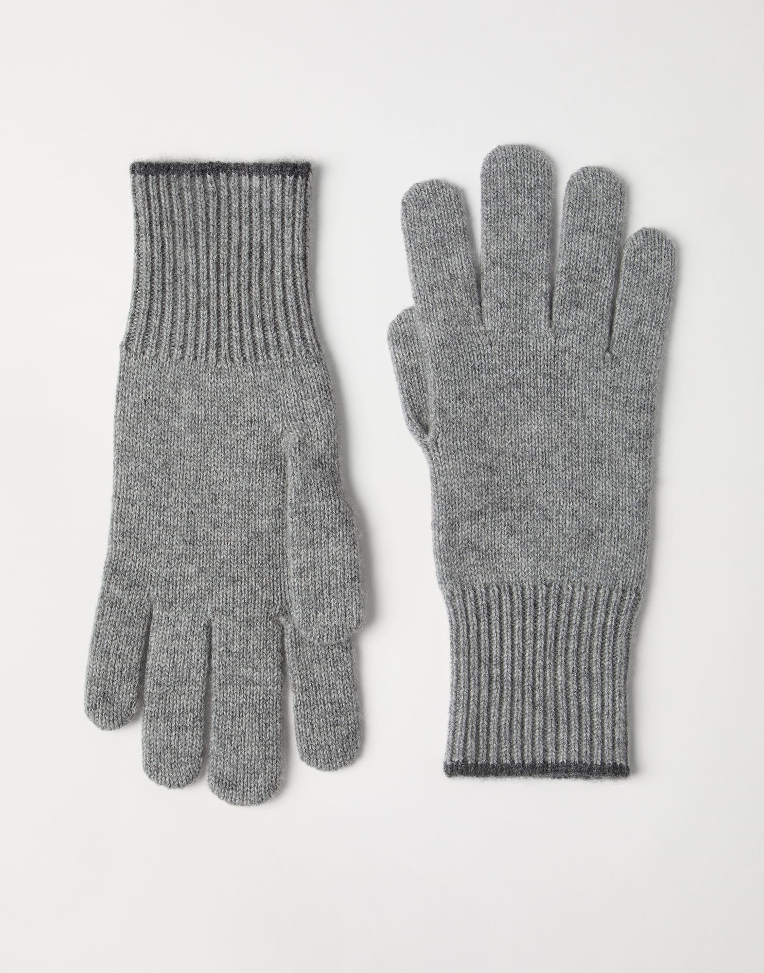 Cashmere knit gloves - 1
