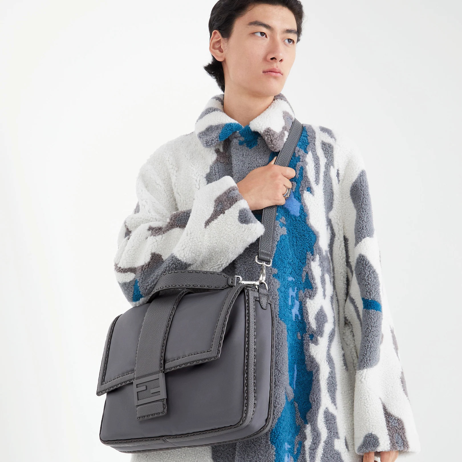 Gray nylon bag - 6