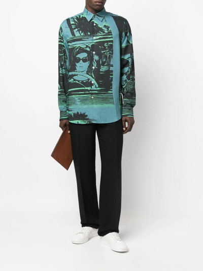 Paul Smith graphic-print long-sleeve shirt outlook