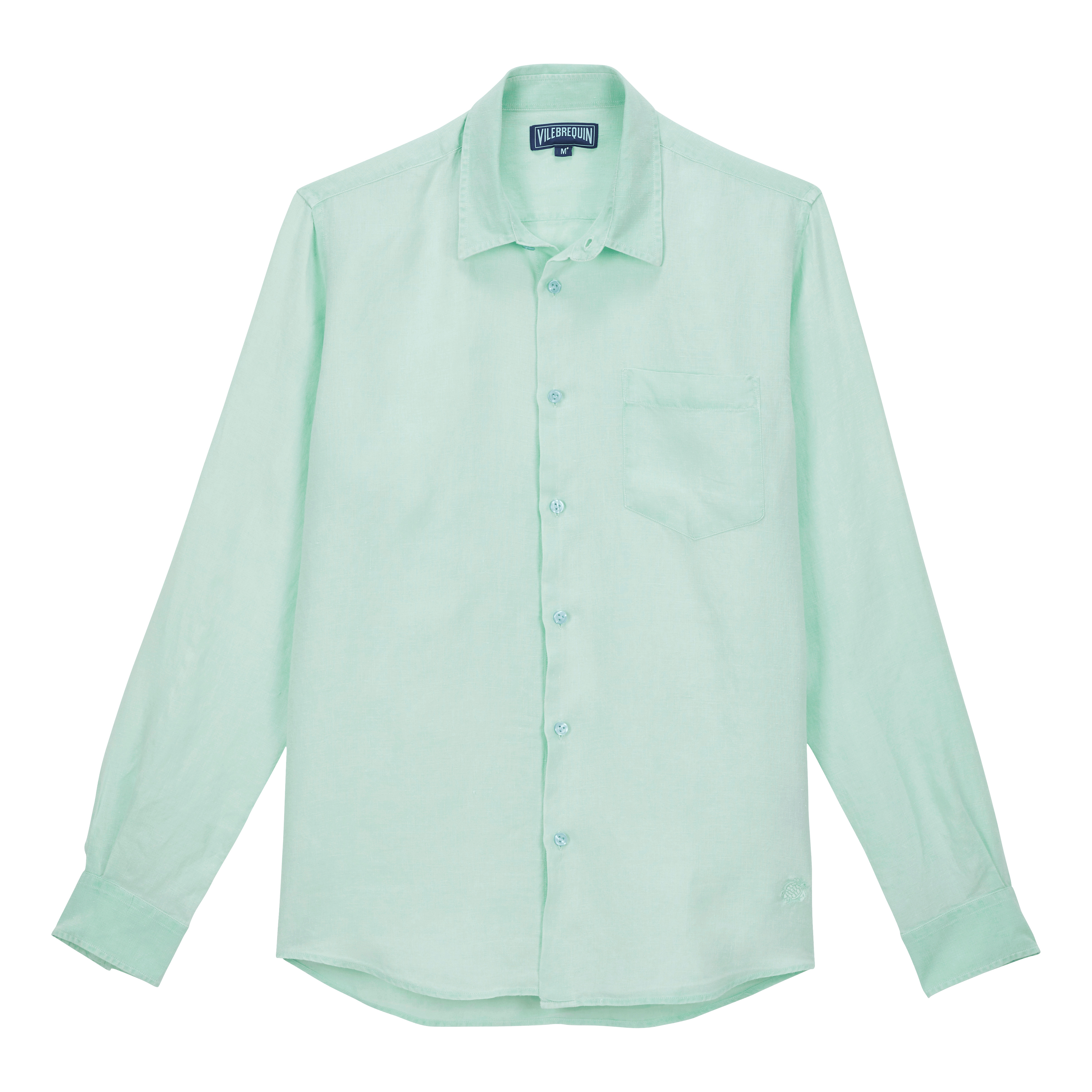 Men Linen Shirt Mineral Dye - 1