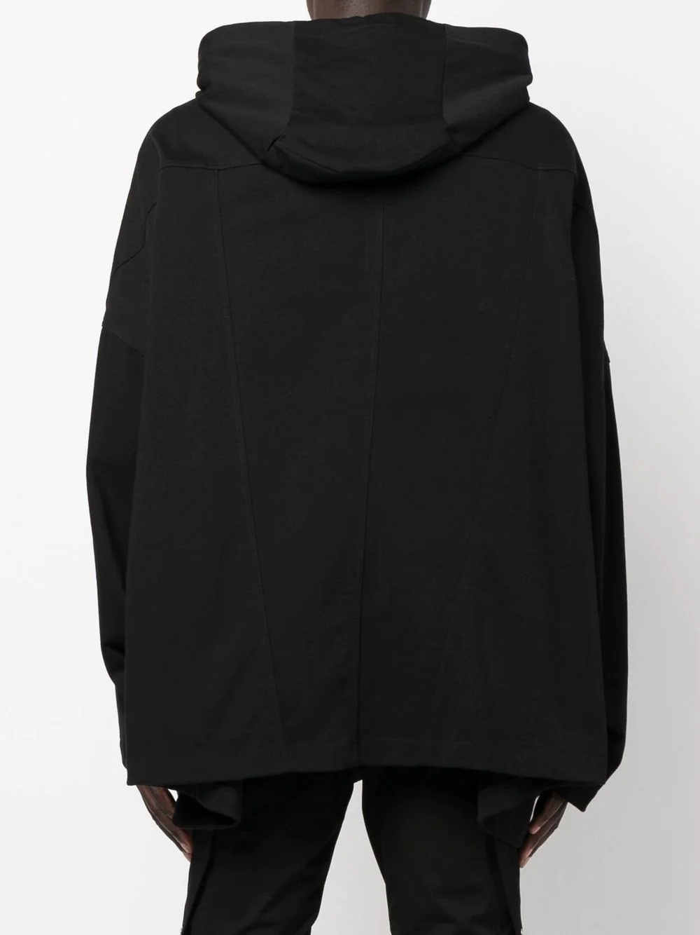 zip-up organic-cotton hoodie - 4