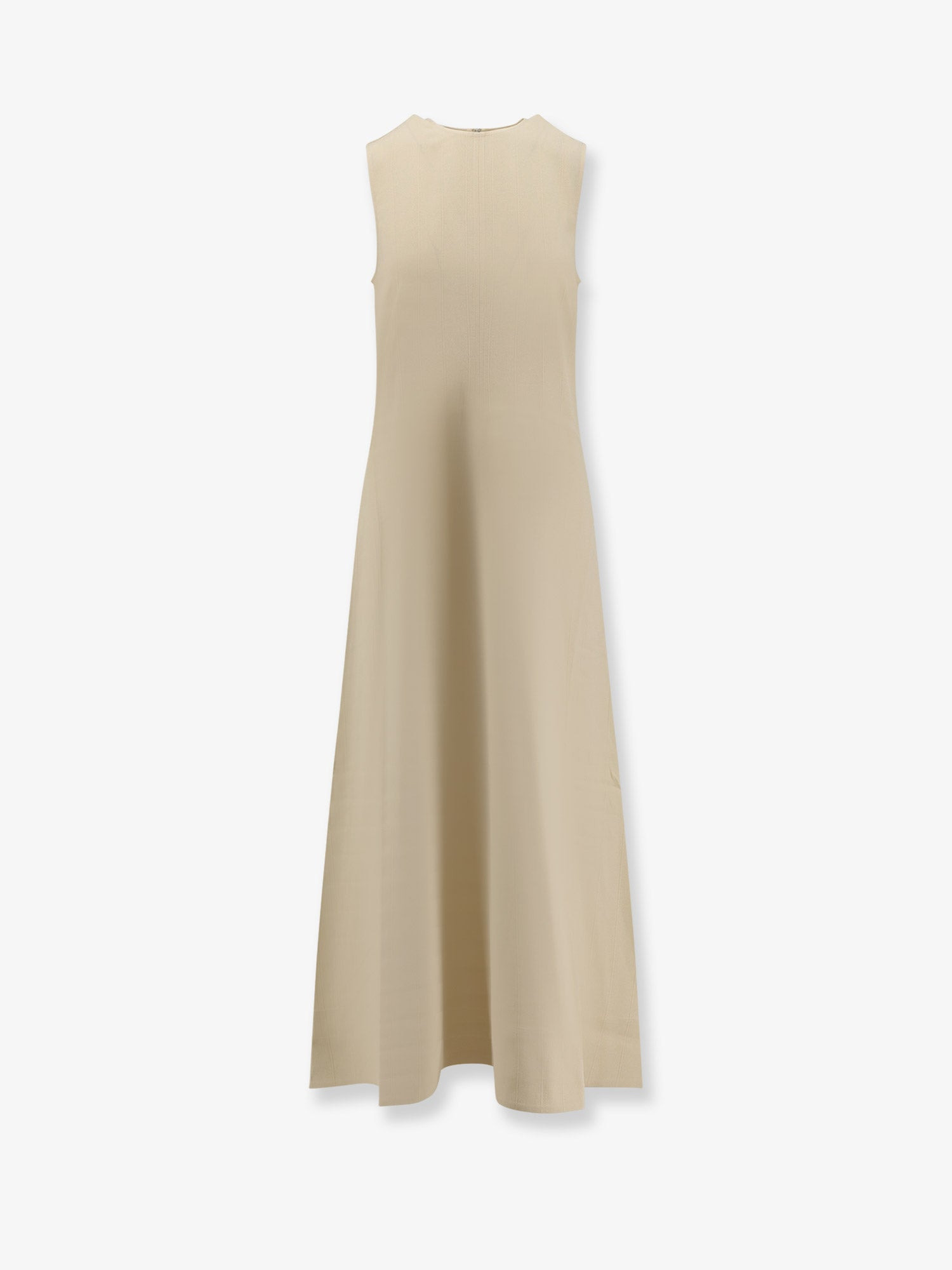 Woven Stripes Viscose Long Dress - 1