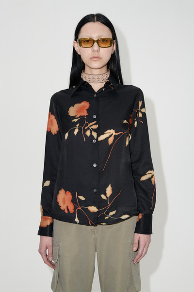 Our Legacy 70s Line Shirt Nocturnal Flower Print outlook