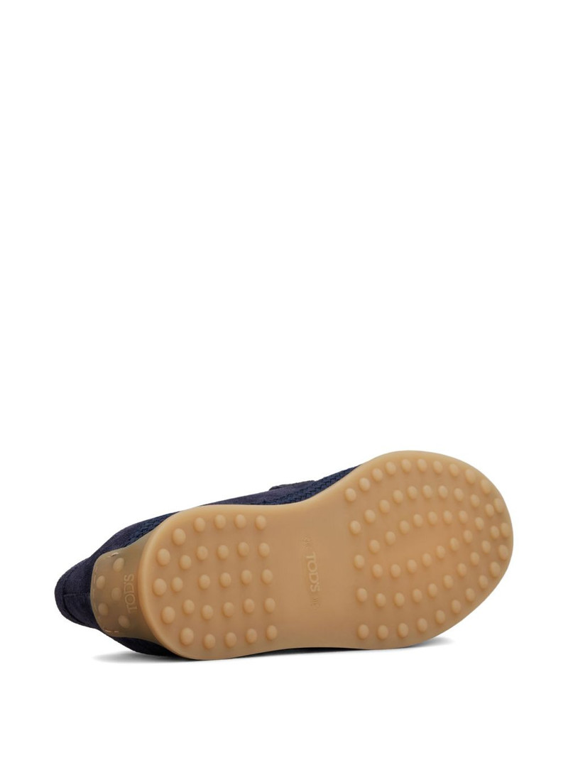 buckle-detail suede loafers 5