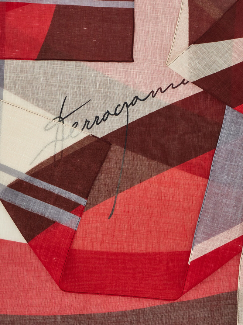 FERRAGAMO Linen blend stole outlook