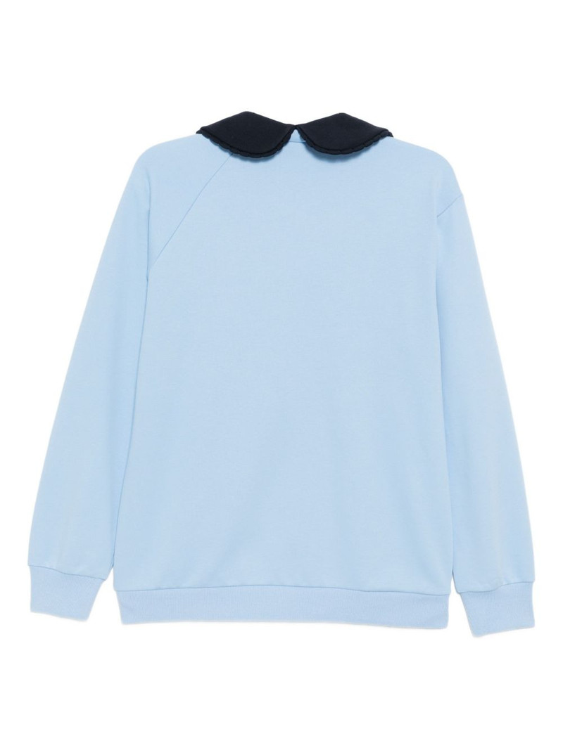 SHUSHU/TONG round-collar sweatshirt outlook
