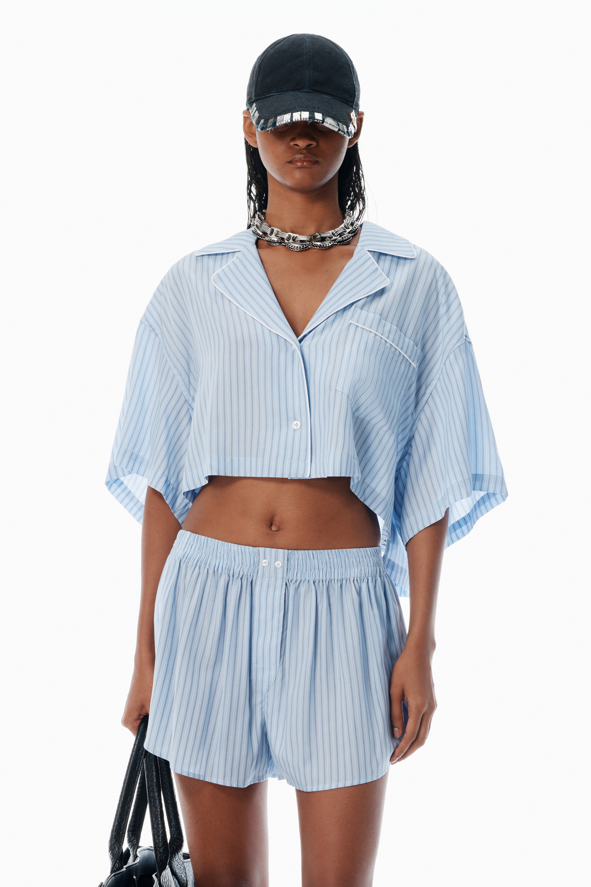 Blue Pajama-Style Shirt - 2