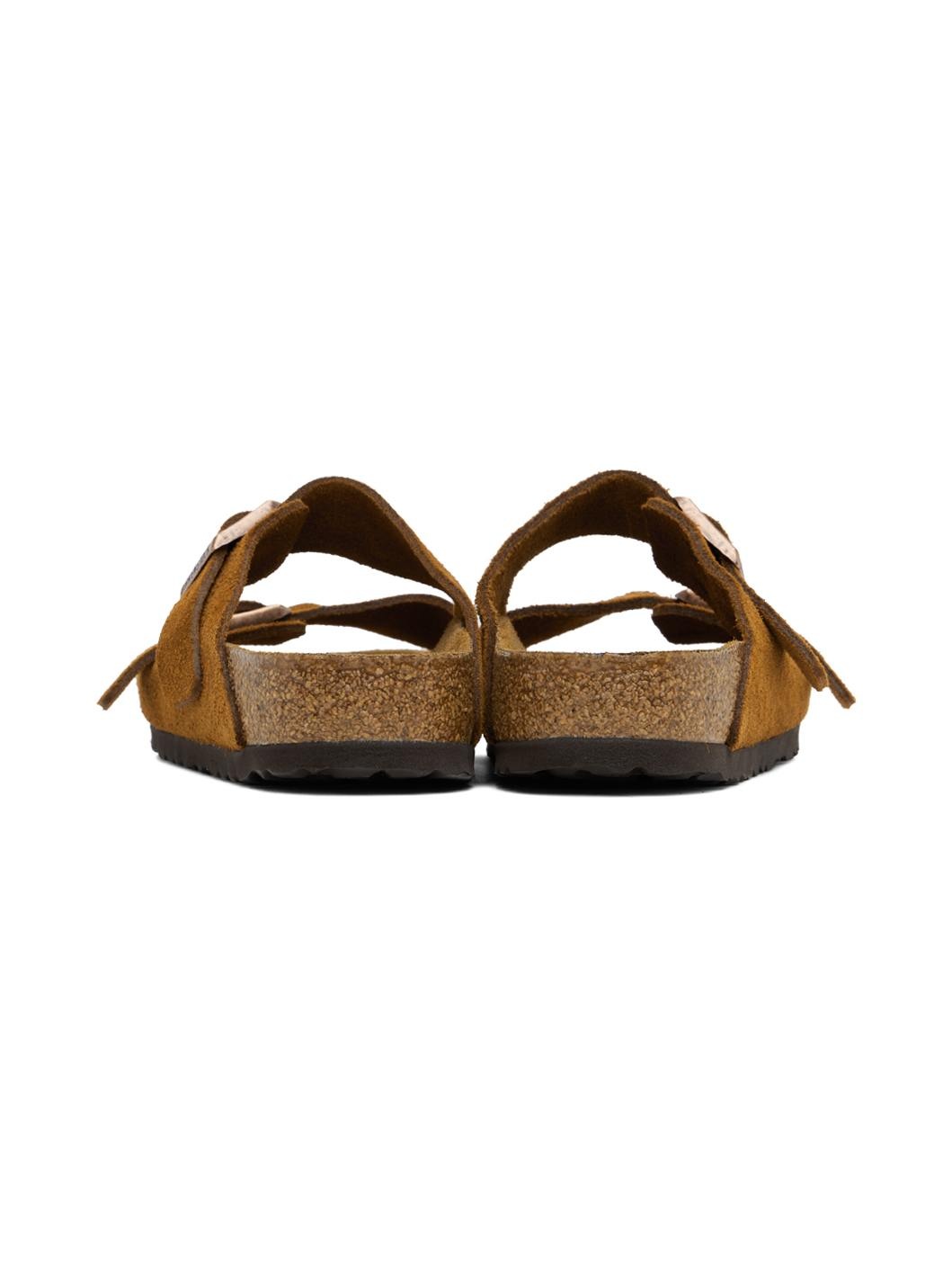Tan Regular Arizona Soft Footbed Sandals - 2