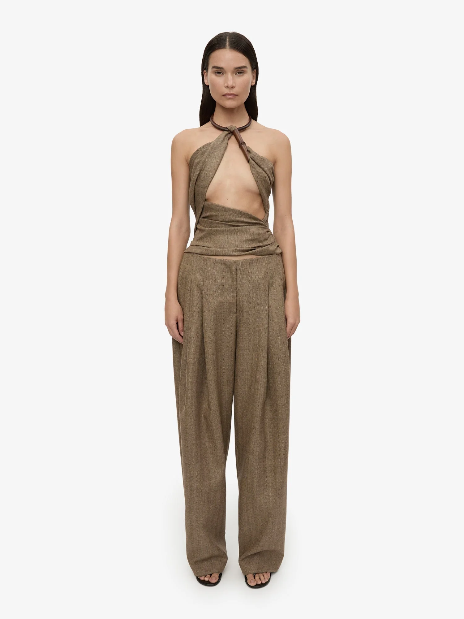 Plinth Herringbone Trouser - 1