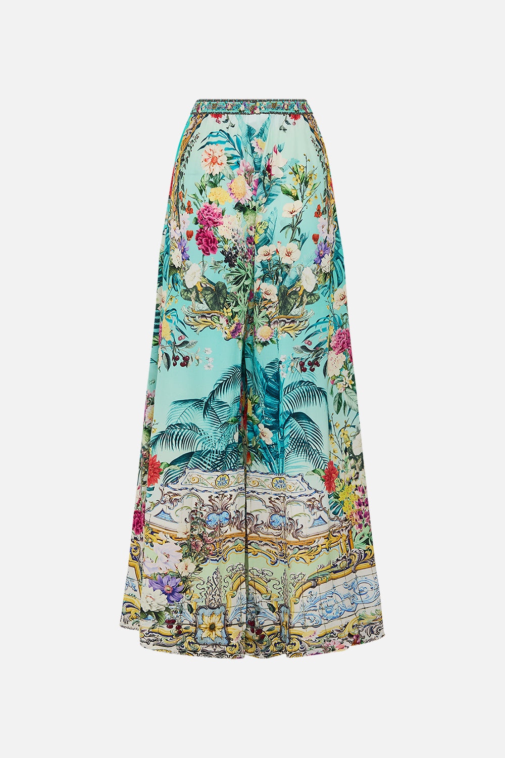 WIDE LEG TROUSER WITH FRONT POCKETS - 8