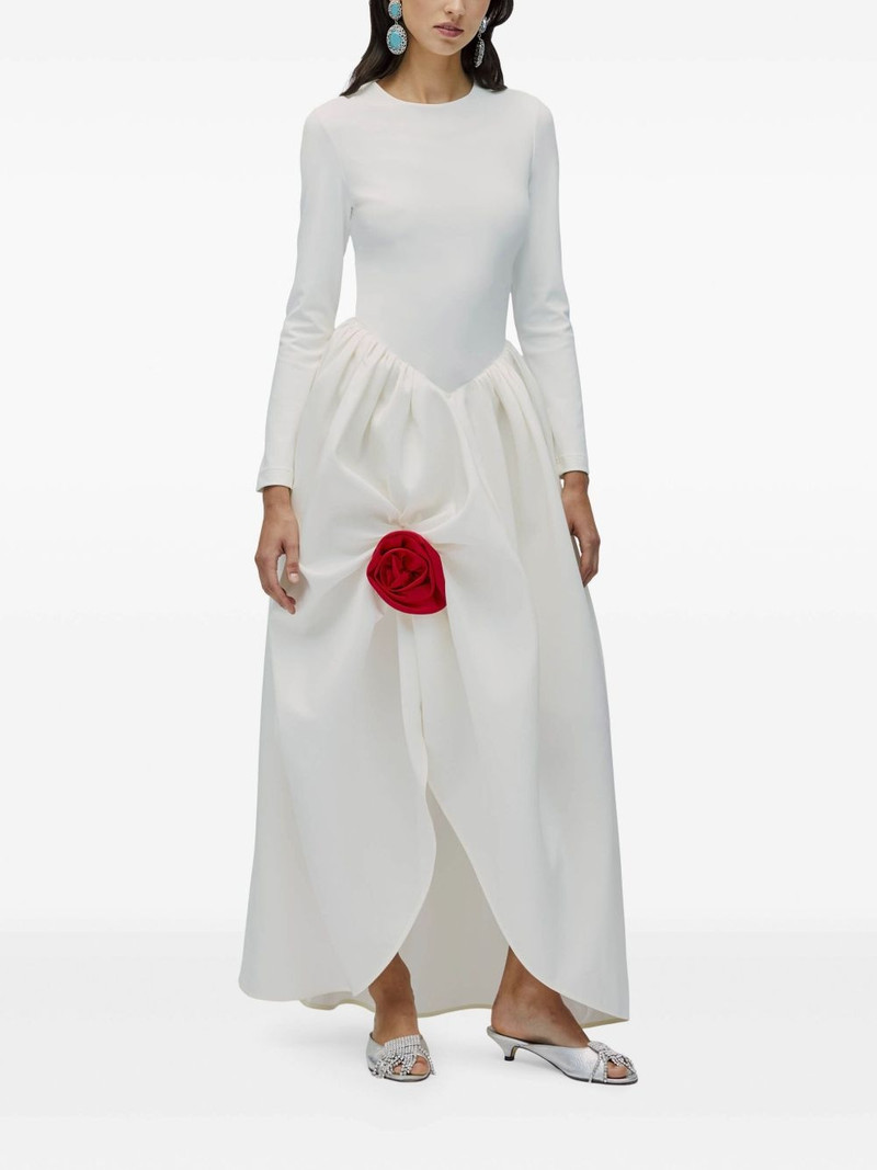 SLEEPER Aurora floral-appliqué dress outlook