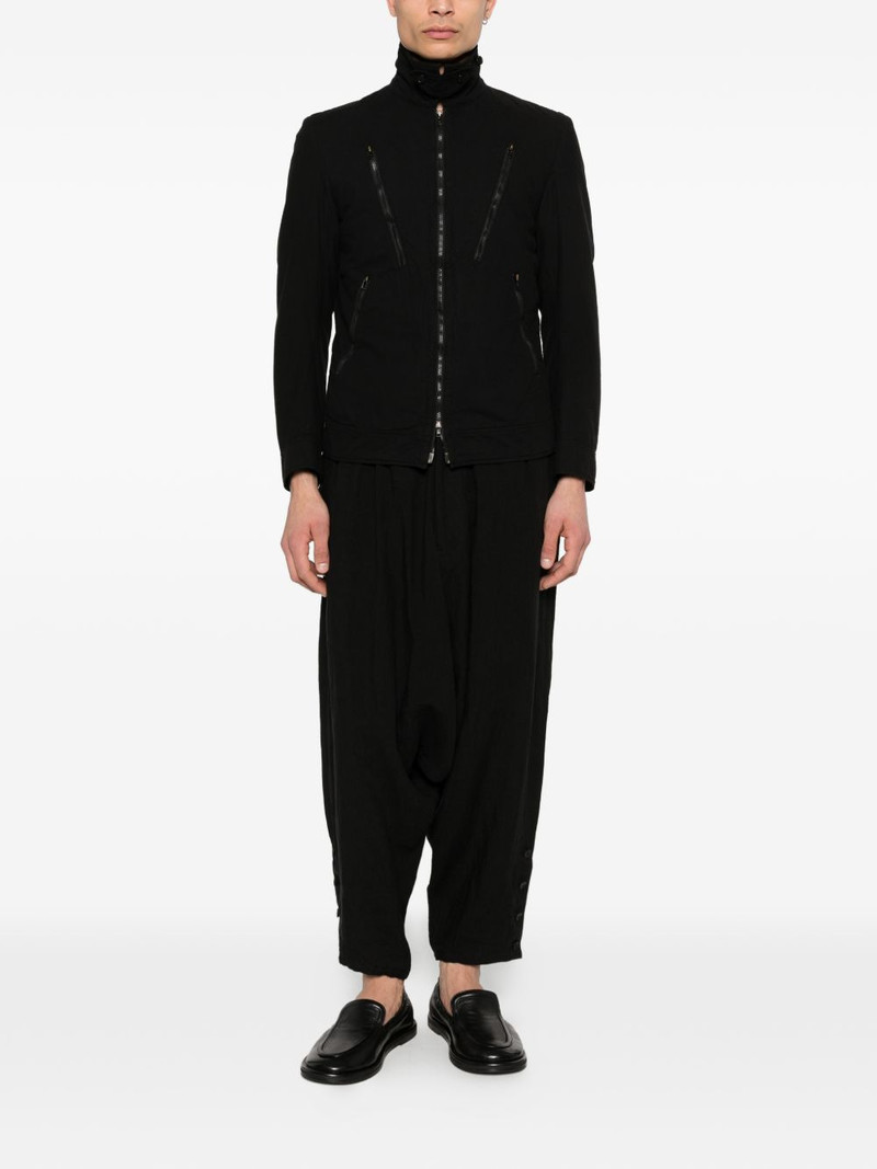 Yohji Yamamoto zip-detail jacket outlook