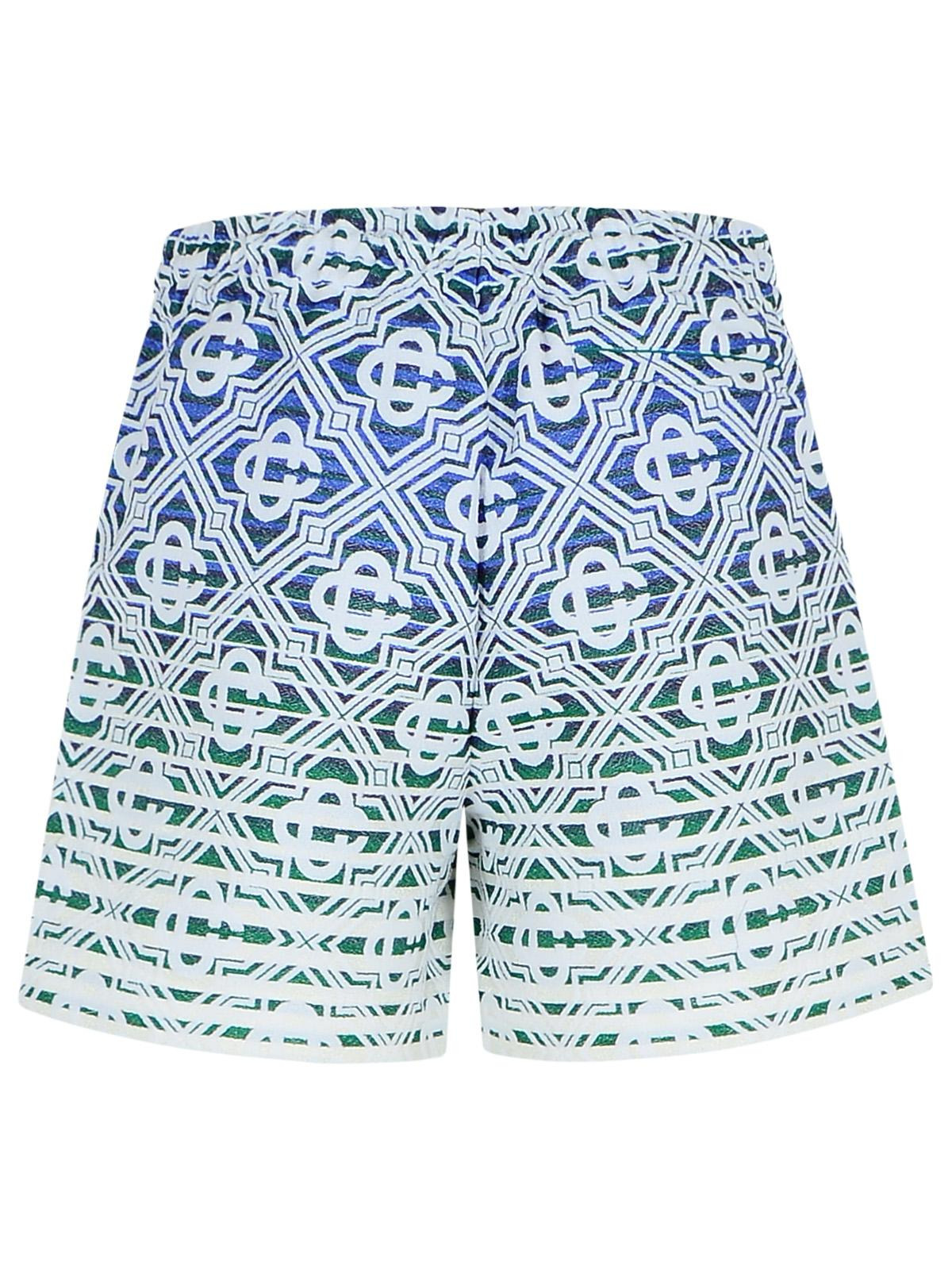 Casablanca 'Stripe' Bermuda Shorts In Multicolor Cotton Blend Men - 3