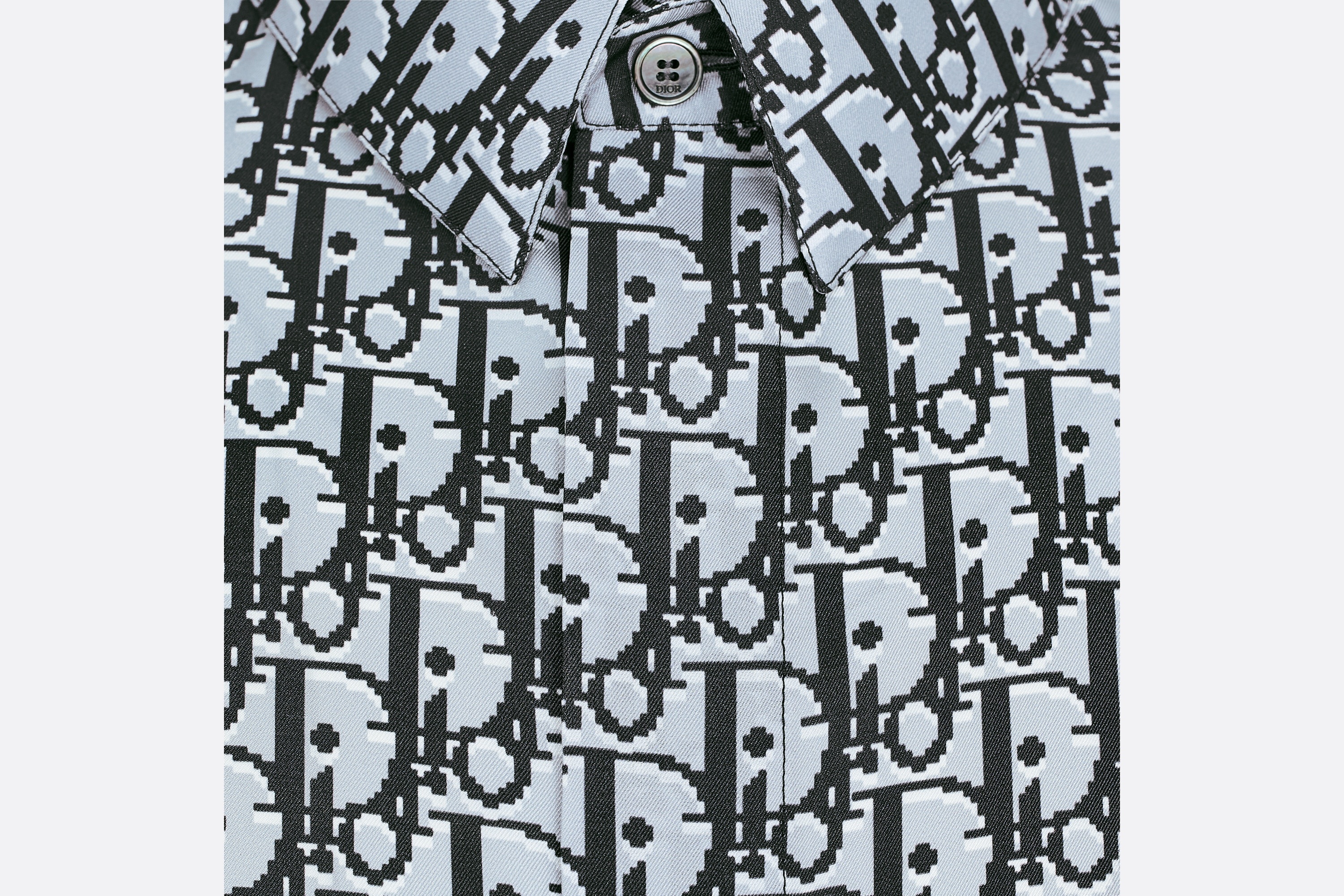 Dior Oblique Pixel Short-Sleeved Shirt - 3