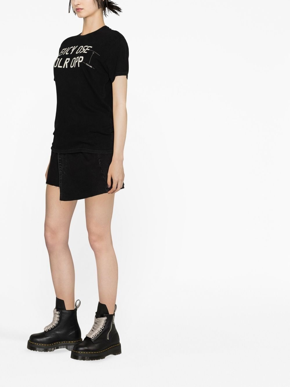 slogan-print T-shirt - 4
