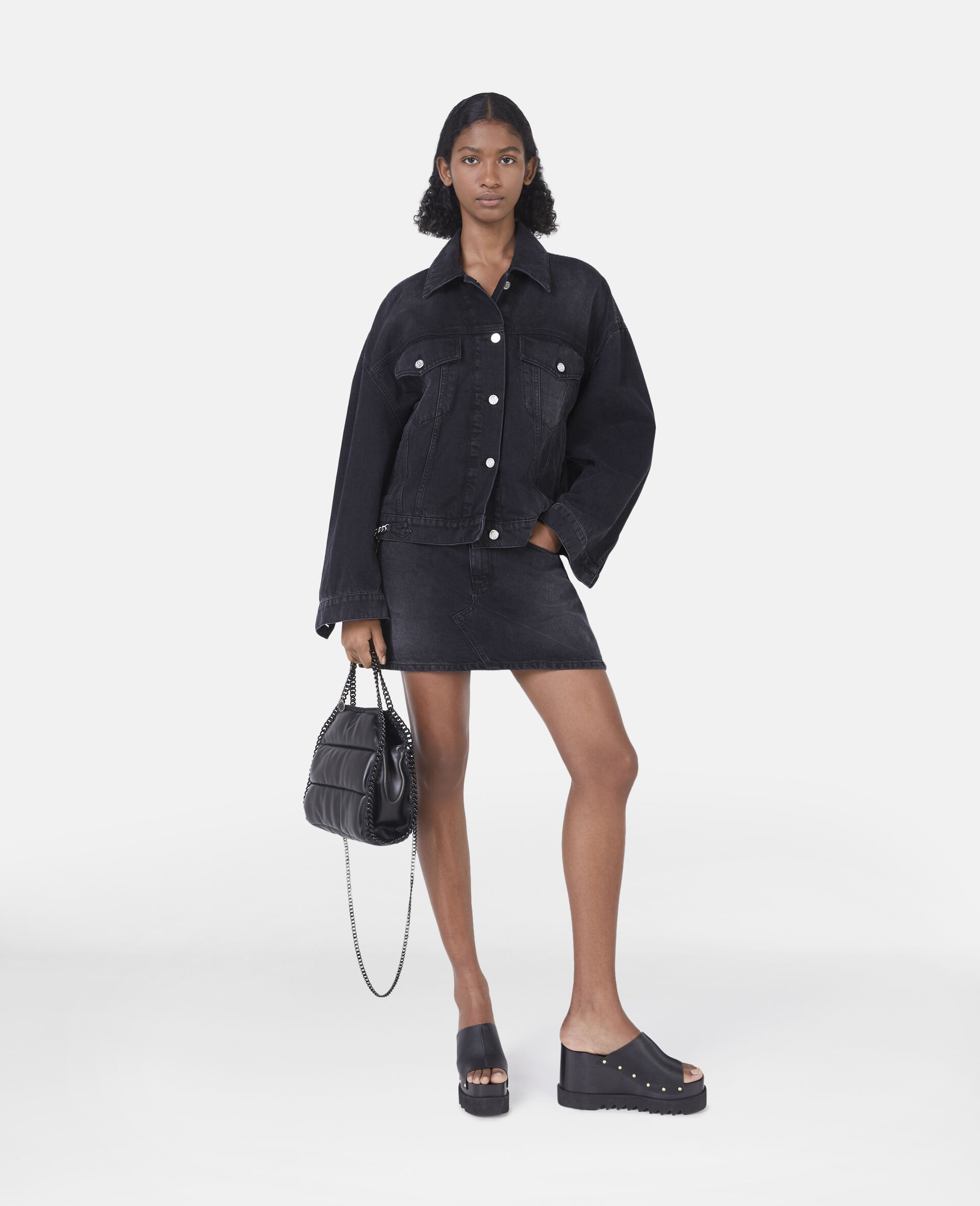 Falabella Oversized Denim Jacket - 2