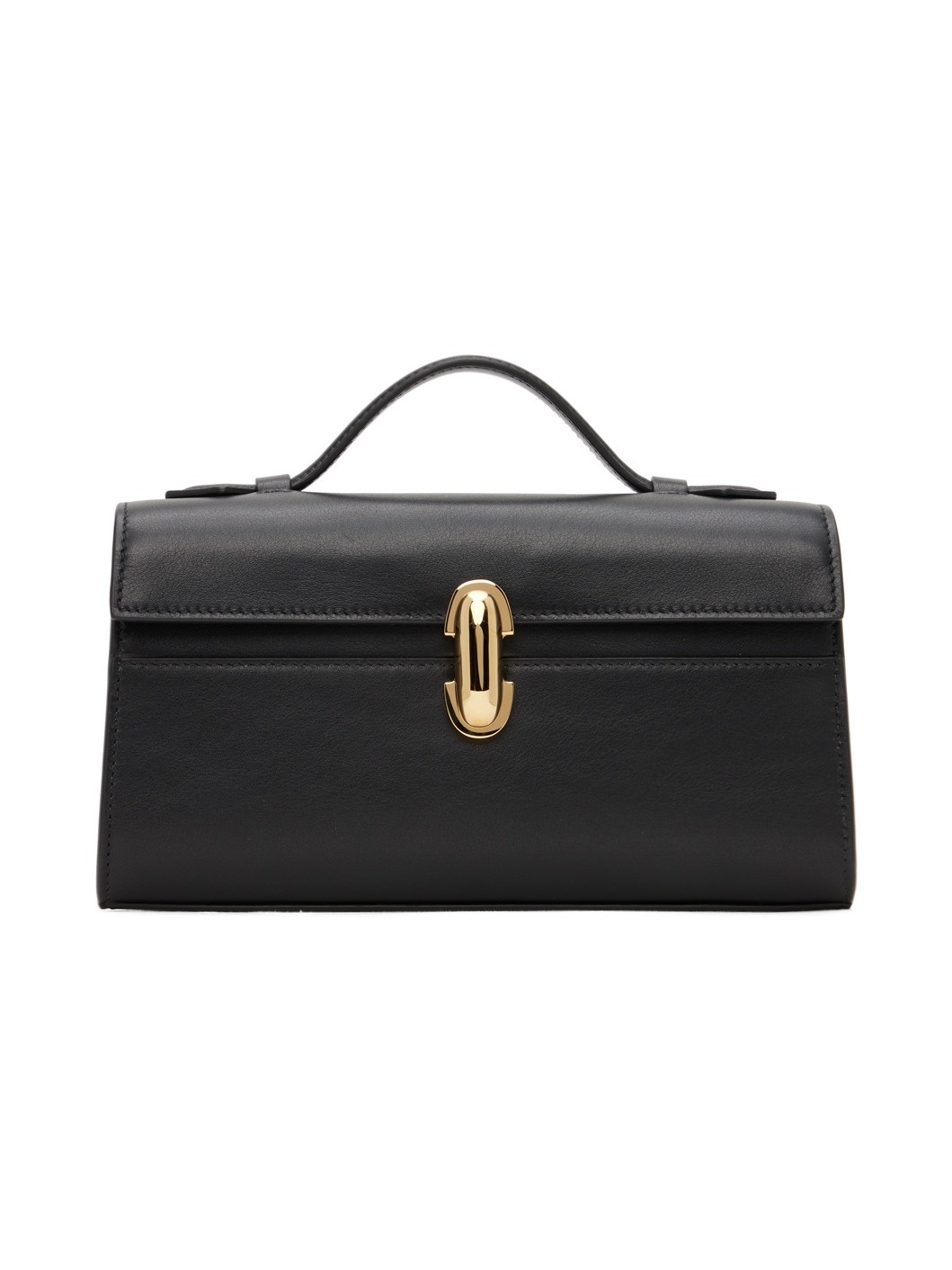 Black Symmetry Pochette Top Handle Bag - 1