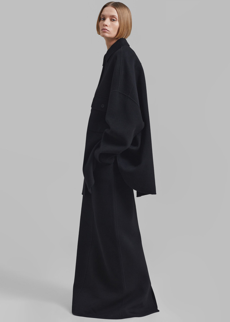 Dallas Wool Overshirt - Black 7