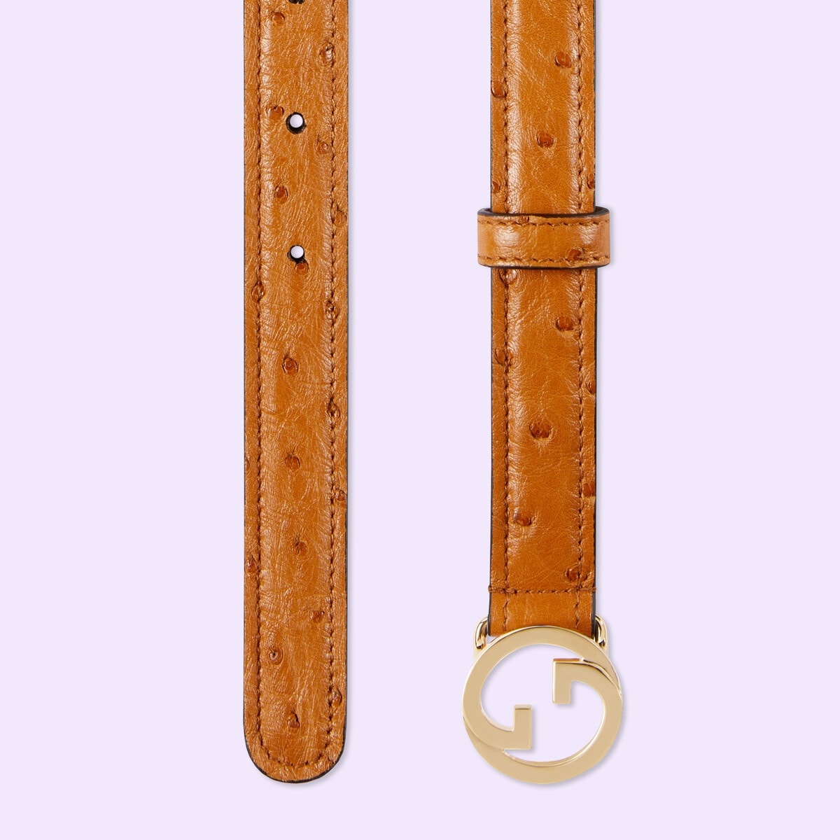 Gucci Blondie ostrich belt - 2