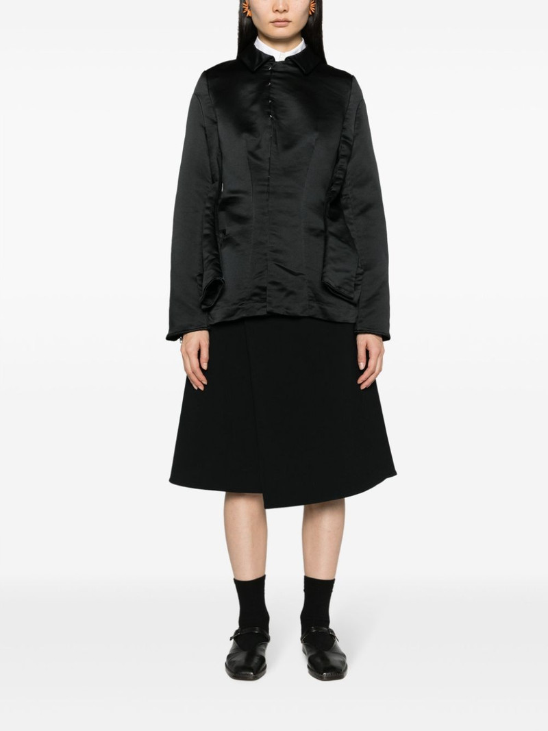 Comme des Garçons Comme des Garçons corset-style satin jacket outlook