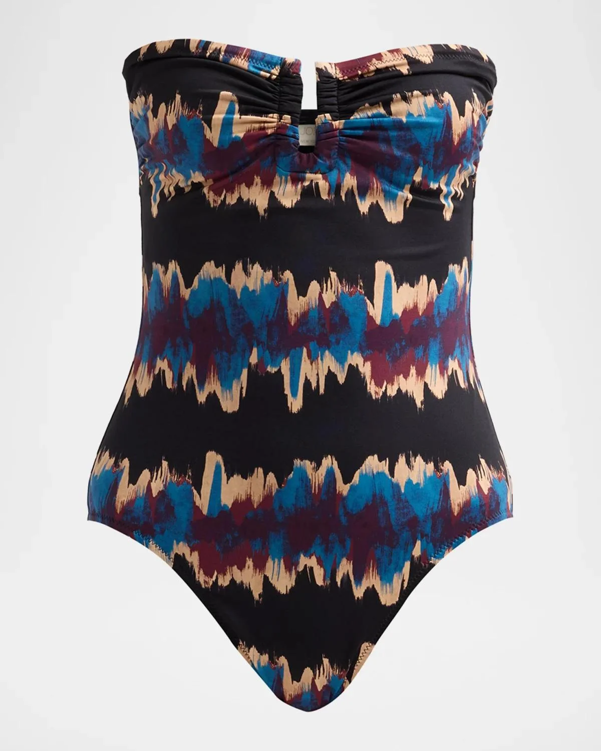 Monterey Printed Strapless One-Piece Swimsuit - 1