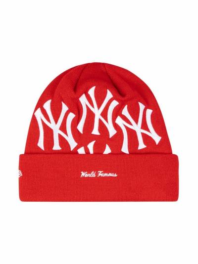 Supreme x New York Yankees x New Era Box Logo beanie "FW21" outlook