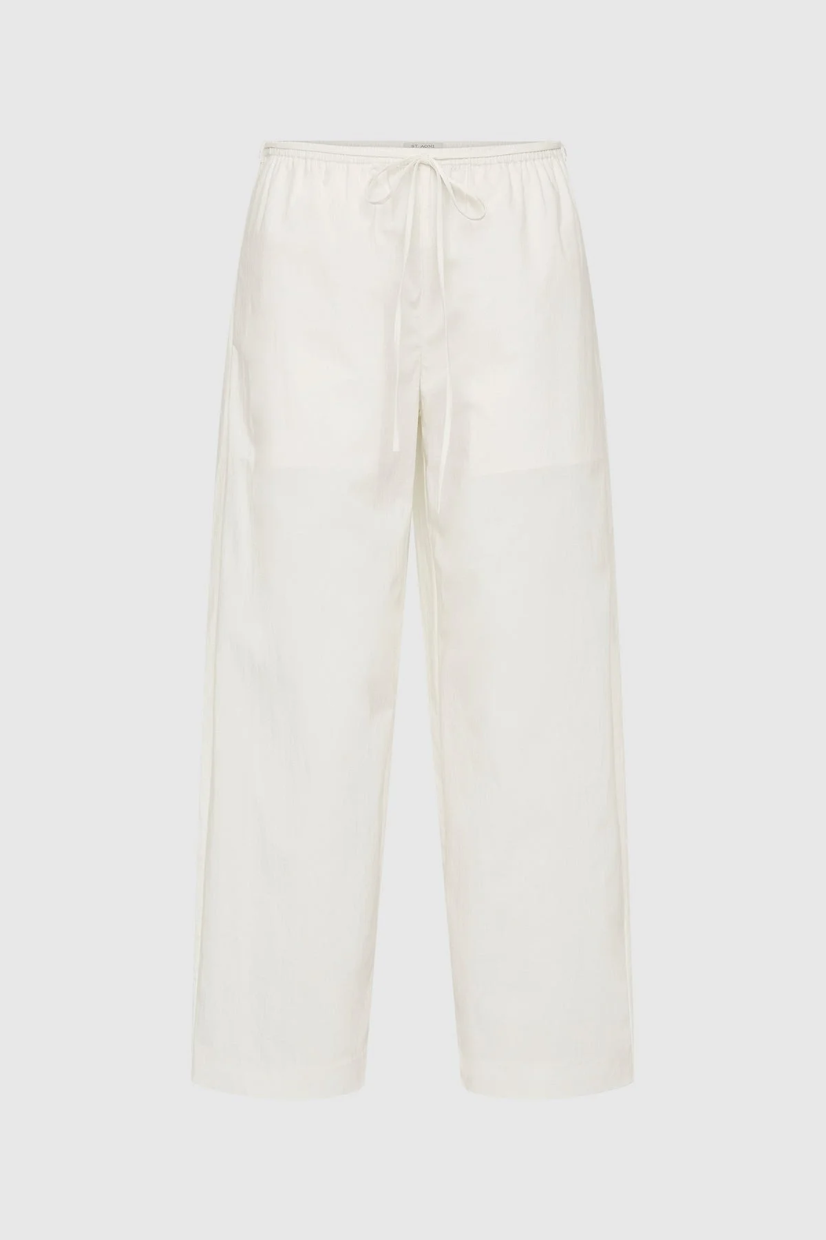 Fine Rouleau Crop Pants - Off White - 1