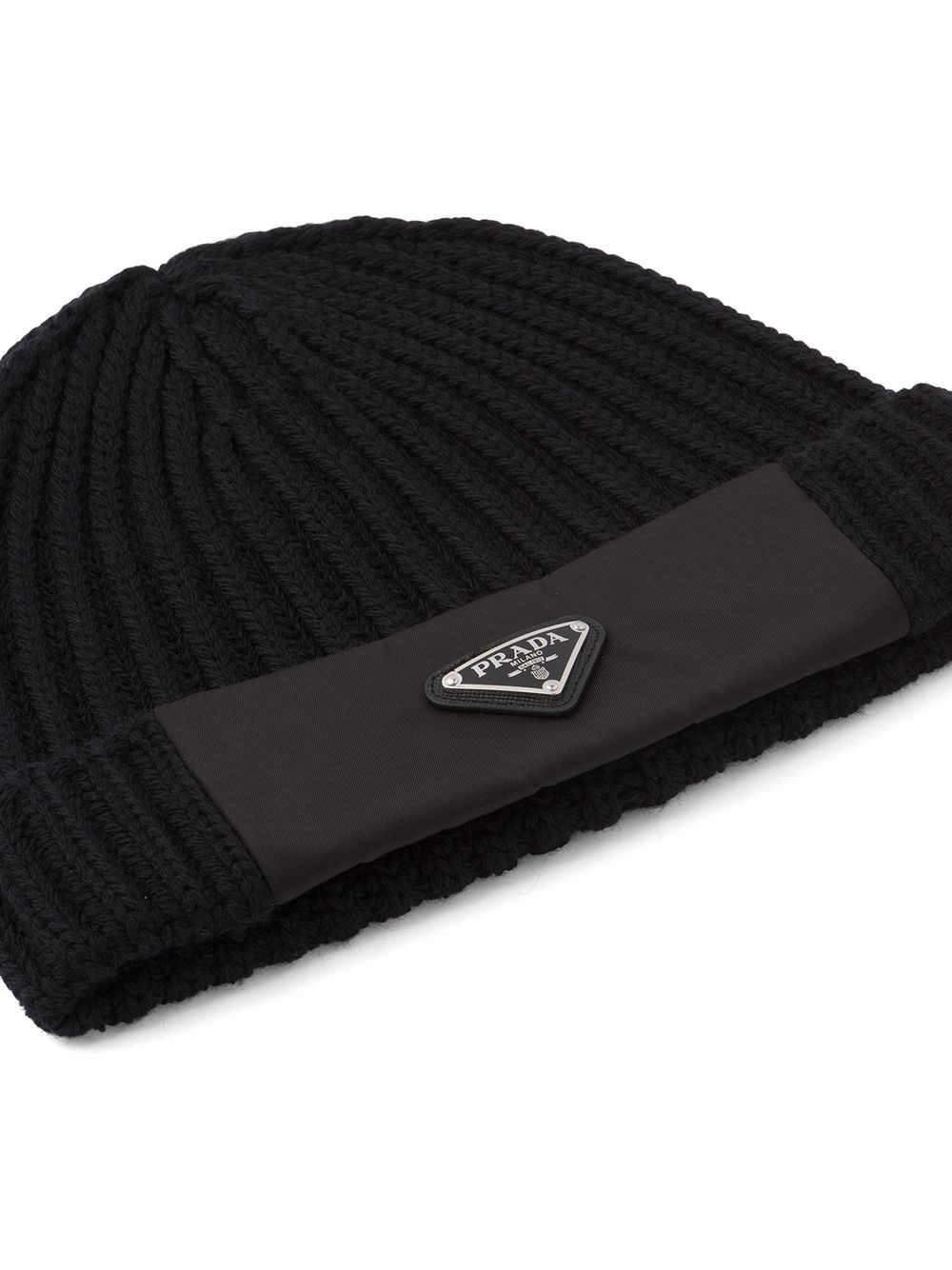logo rib-knit beanie hat - 2