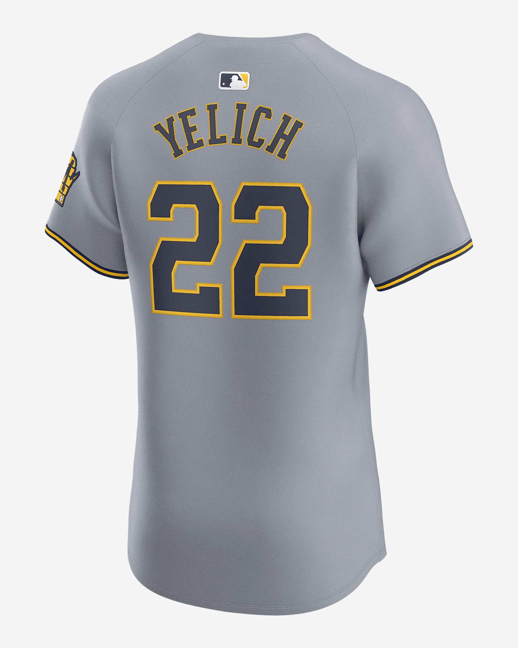 Christian Yelich Milwaukee Brewers Nike Men's Dri-FIT ADV MLB Elite Jersey - 2