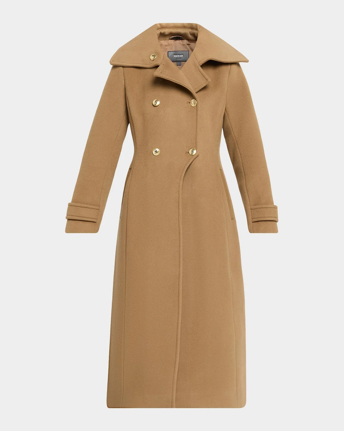 Elodie Wool-Blend Military Coat - 1