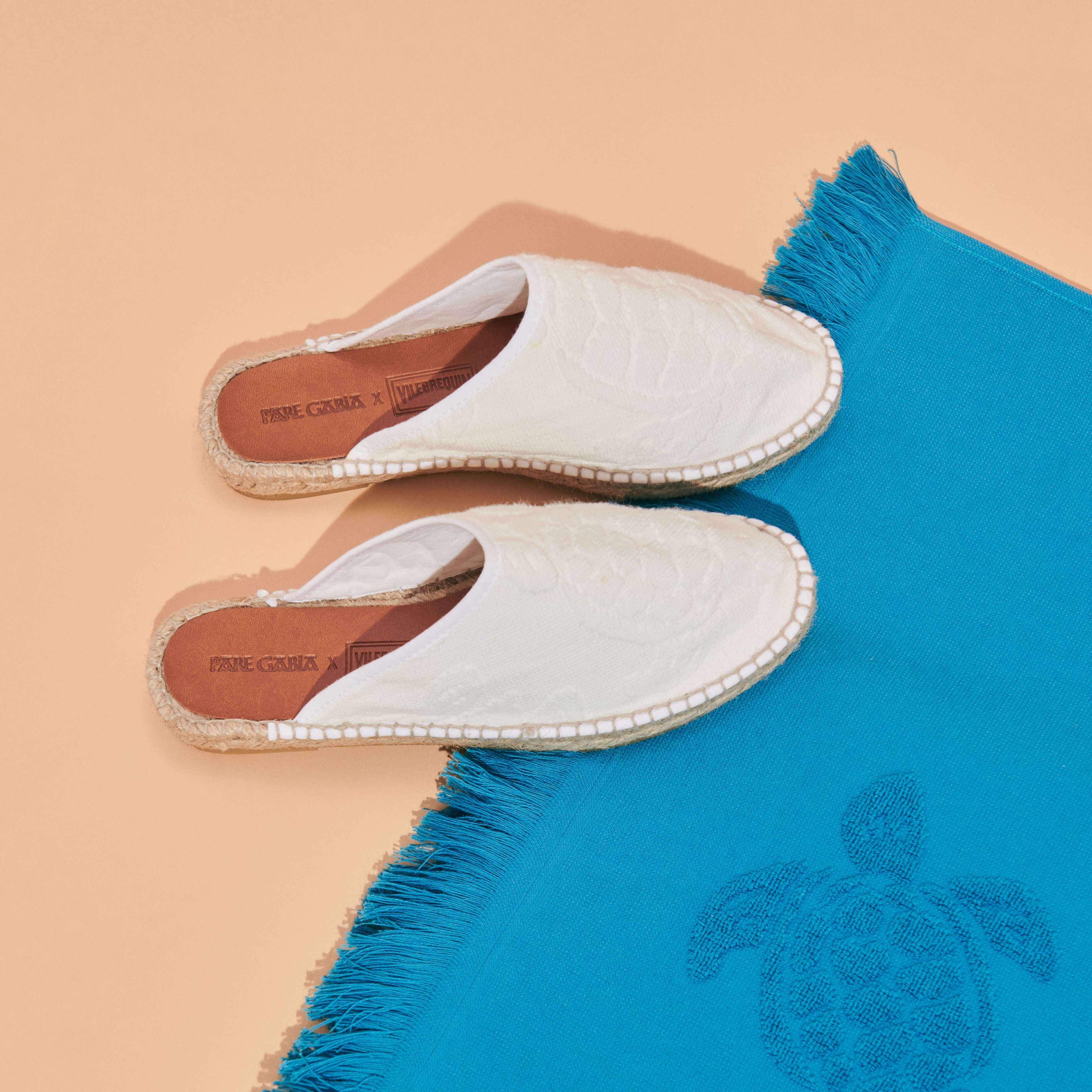 Beach Fouta in Organic Cotton Turtles Jacquard - 4