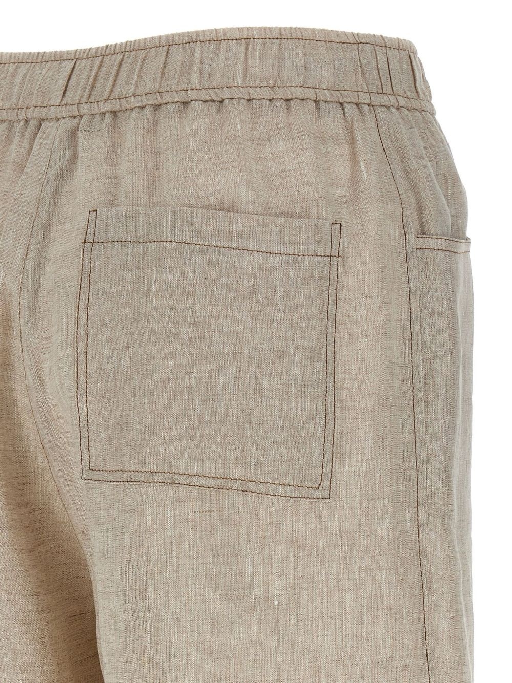 Linen wide-leg trousers - 2