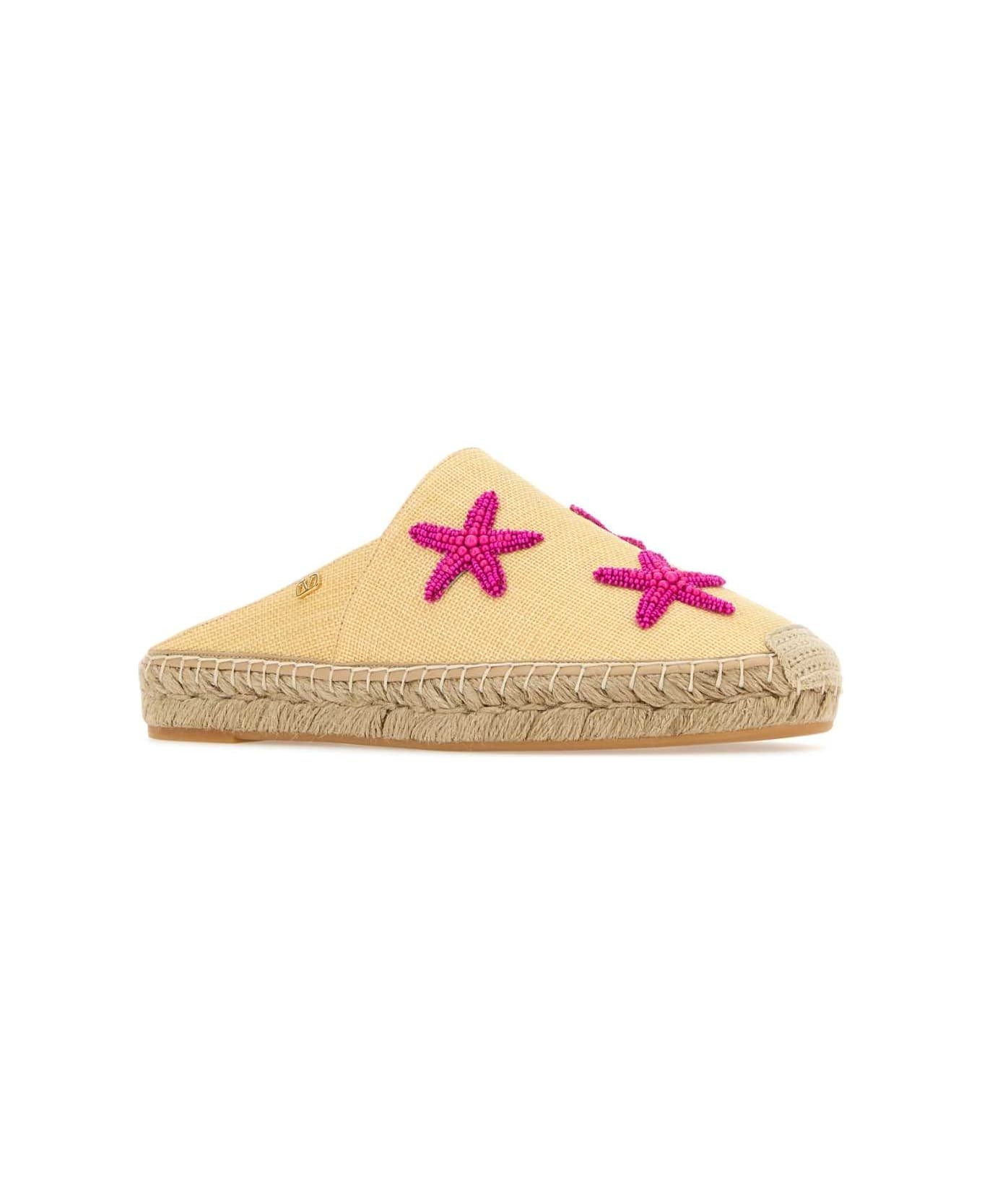 Raffia Valentino Garavani Escape Slippers - 2