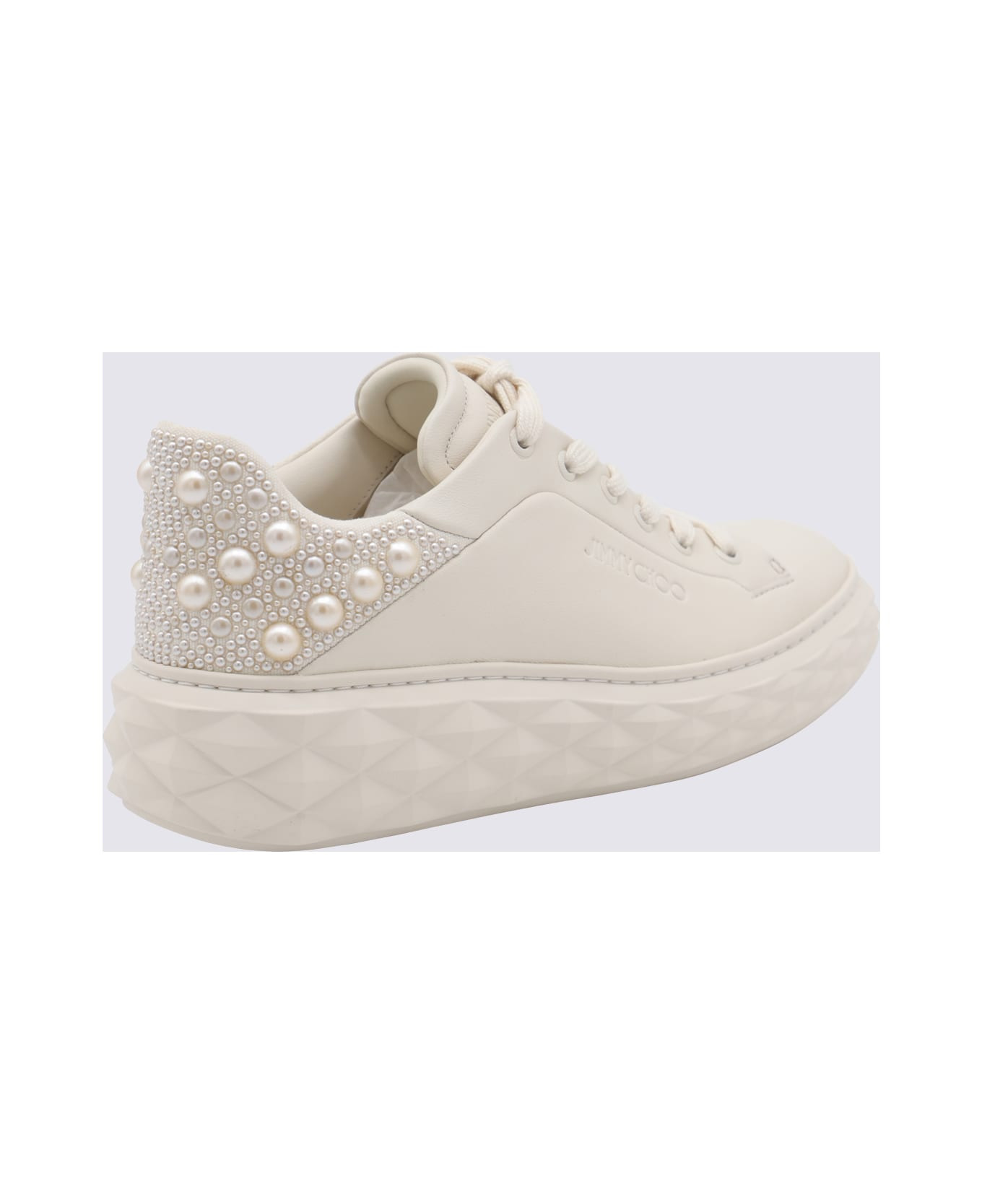 White Leather Sneakers - 3