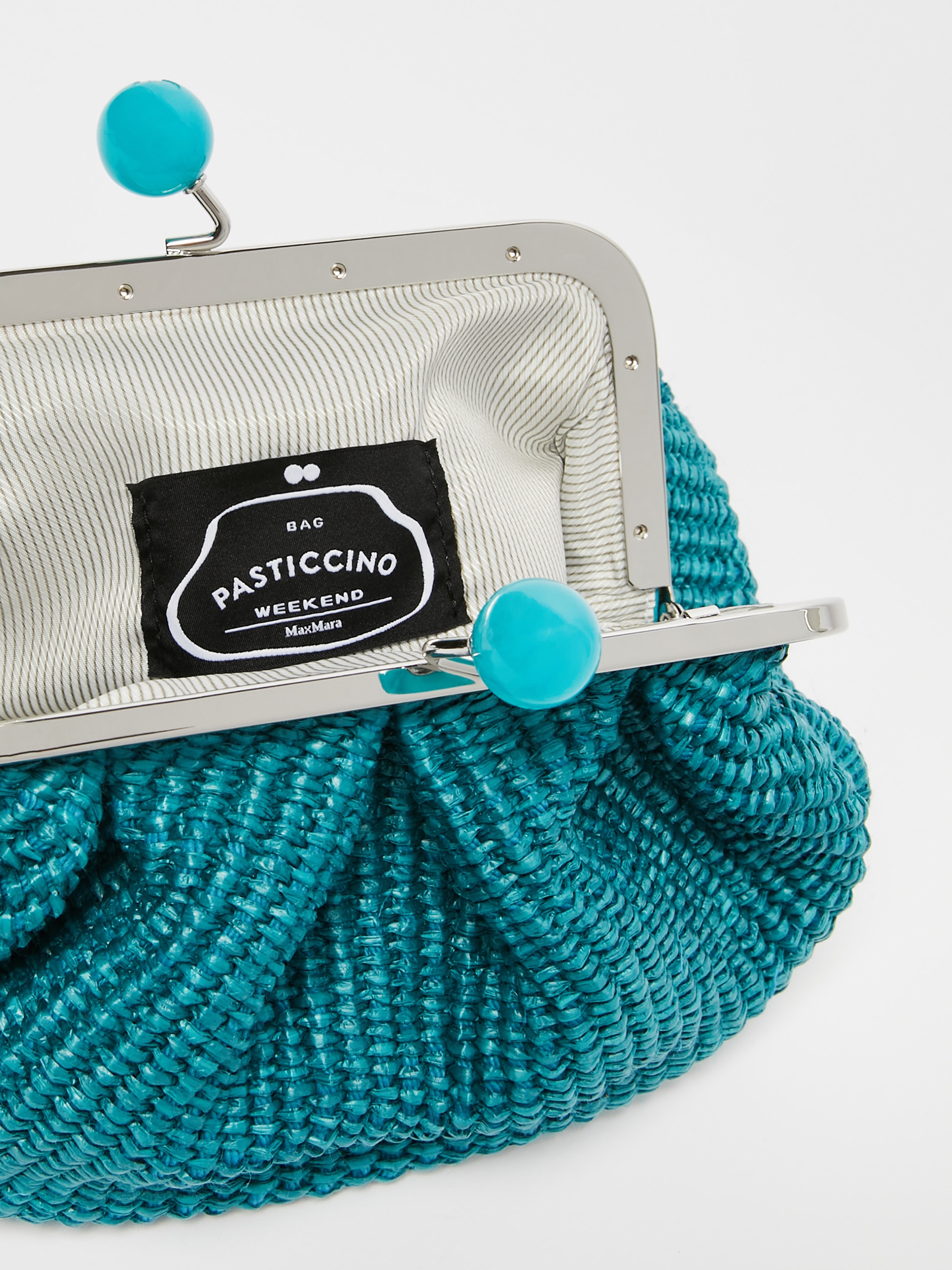 PALMAS Small raffia-look Pasticcino Bag - 6