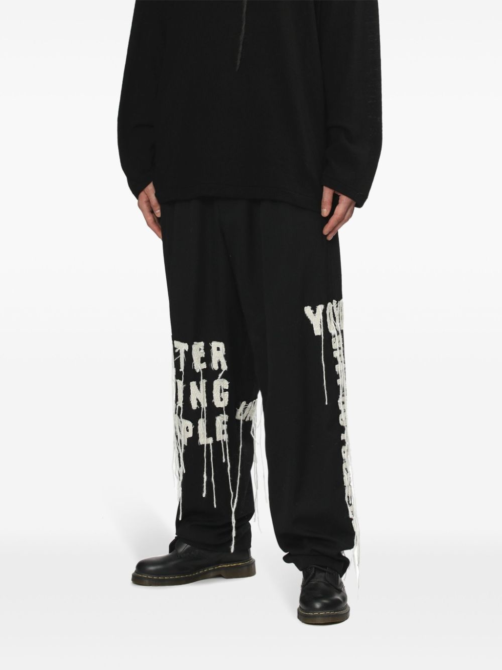 embroidered trousers - 3