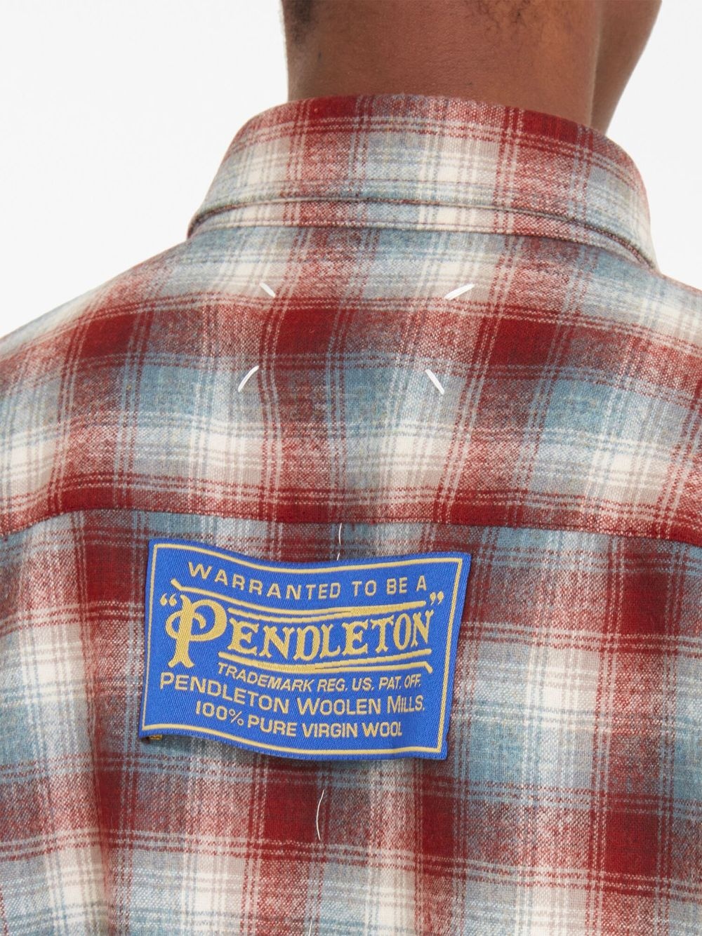 Pendleton checked-wool shirt - 7