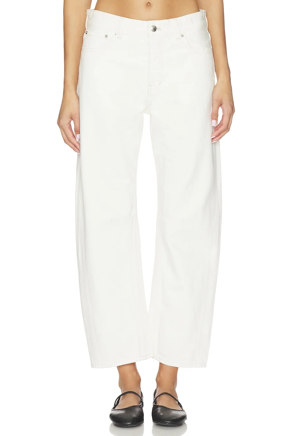 Darted Barrel Jeans - 1