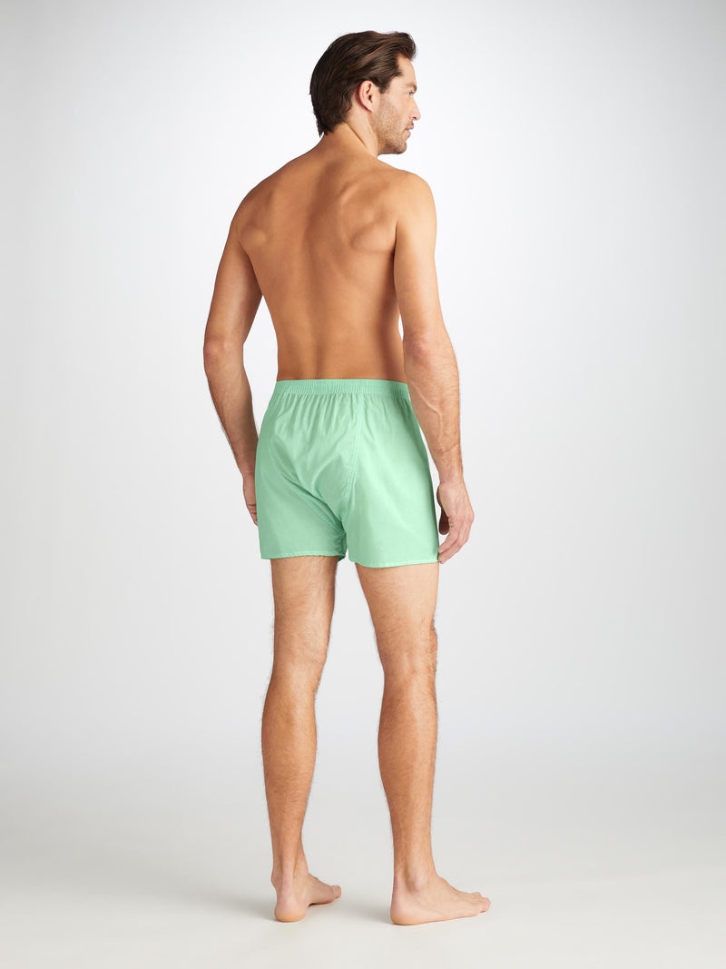 Men's Classic Fit Boxers Amalfi Cotton Batiste Mint - 4