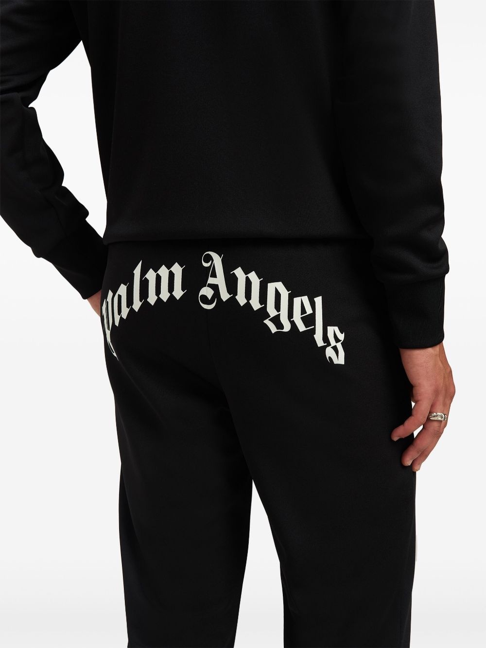 Palm Angels Black Trousers - 2