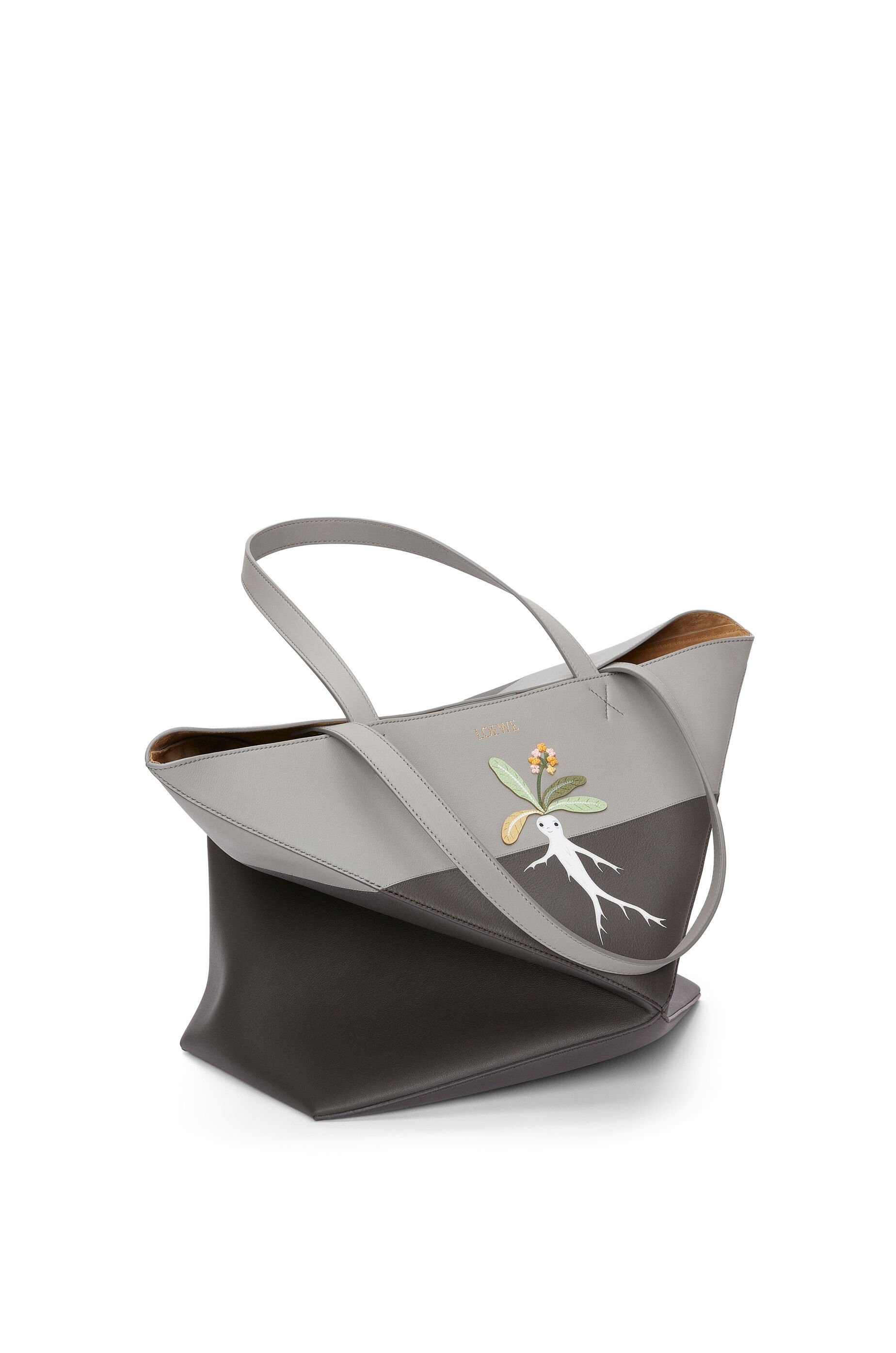 Mandragora large Puzzle Fold Tote in classic calfskin - 4
